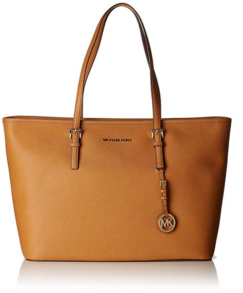 michael kors jet set medium tote|saffiano leather tote michael kors.